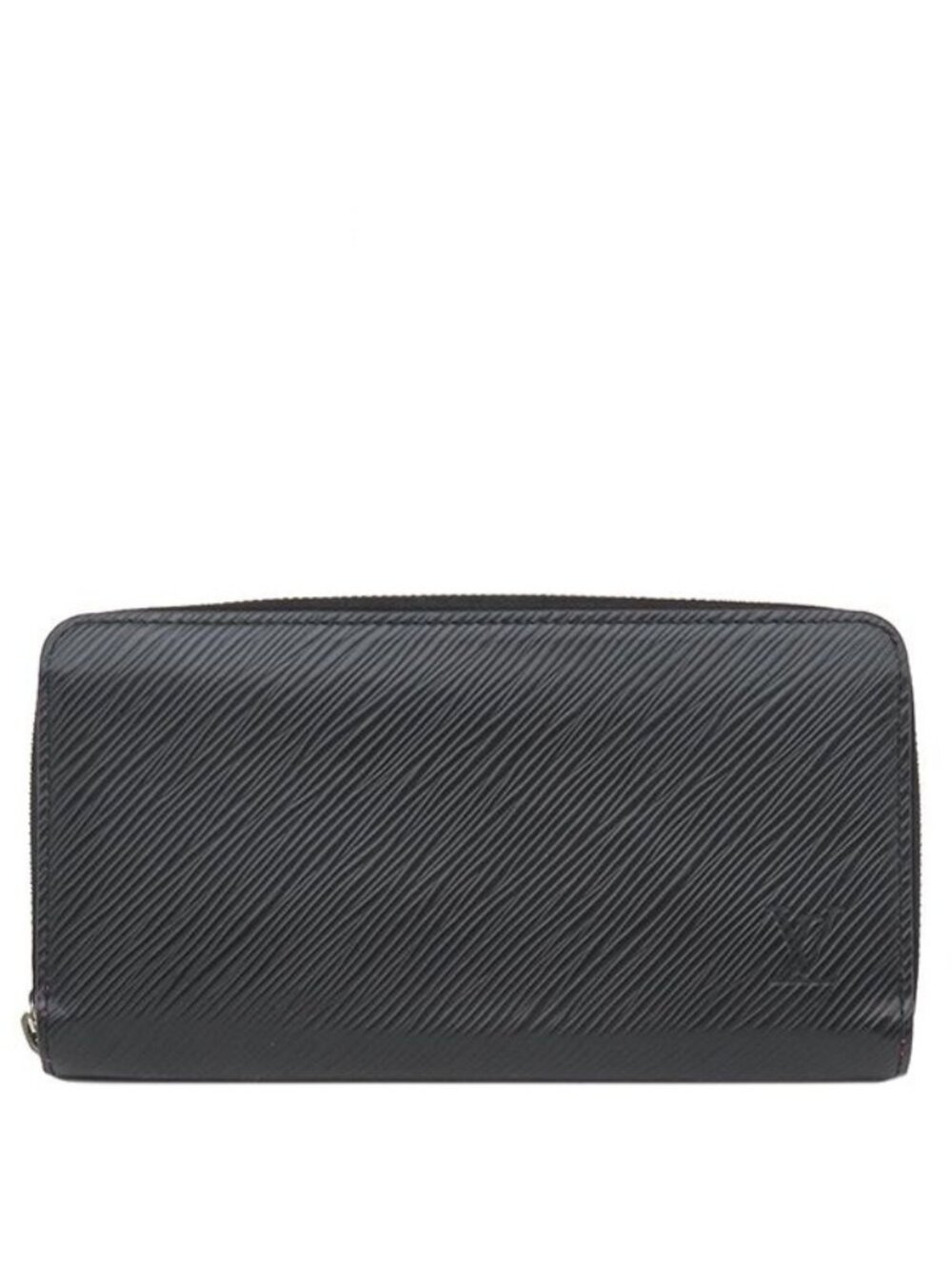 Louis Vuitton Wallet Zippy Epi Leather Noir Hot Pink Silver Black Coin Purse